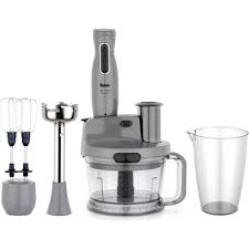 Mixeur Multifonction Mr Chef Quadro - 1000W - Silver - Garantie 1 An
