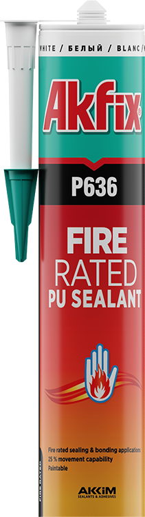 Scellant PU Akfix P636 Classé au Feu (Blanc)